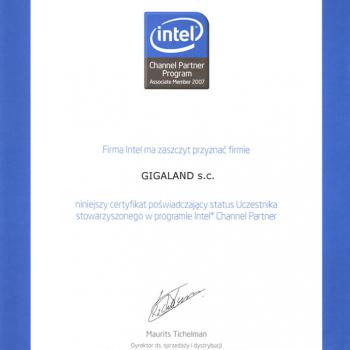 Program Intel Channel Partner