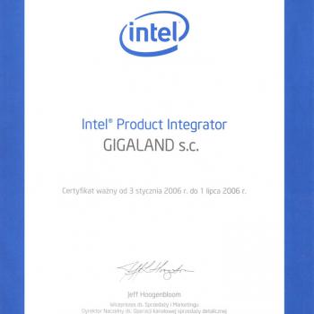 Program dla integratorów produktów firmy Intel 2006